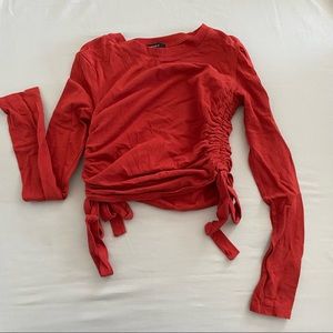 Forever 21 | Long Sleeve Crop Top | Size: S | Color: Red